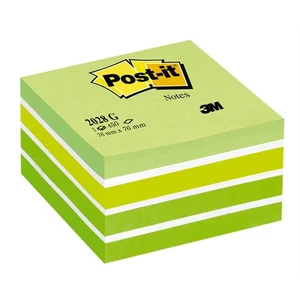 Öntapadó jegyzettömb 76x76mm 3M/Post-it 2028-G Akvarell zöld 450lap