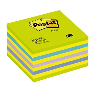 Öntapadó jegyzettömb 76x76mm 3M/Post-it 2028-NB Lollipop zöld 450lap