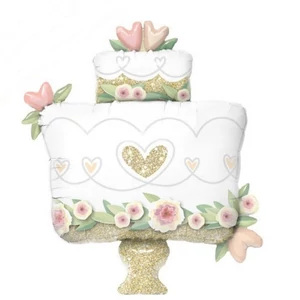 Partylufi fólia 41" esküvői to Esküvői torta + hélium