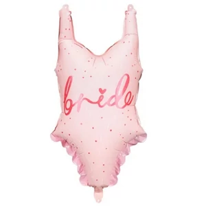 Partylufi fólia 76cm fürdőruha forma, Bride