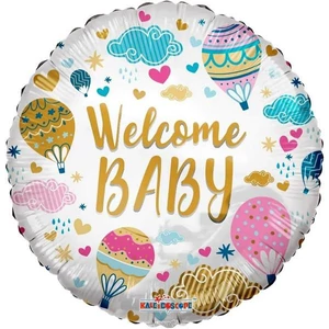 Paty lufi fólia ECO Léghajós Welcome baby felirattal 18