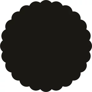 Formalyukasztó Heyda 38mm (3,8cm) Cakkozott kör 203687584
