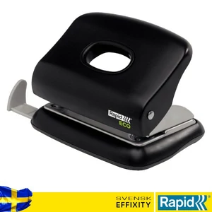 Lyukasztó kétlyukú Rapid ECO20 20lapos fekete E24845299
