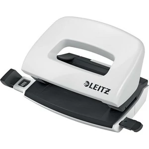 Lyukasztó Leitz kétlyukú 30 lapig fém mini Nexxt Wow fehér