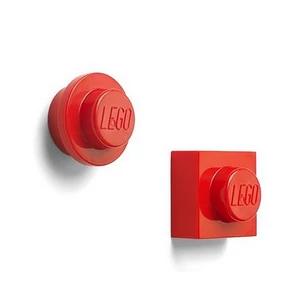 Mágnes LEGO piros 2 különböző forma 2db/csomag