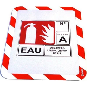 Mágneses tasak A4 Tarifold öntapadós háttal Magneto Safety piros-fehér