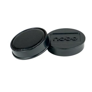 Mágneskorong 30mm Nobo fehértáblához, 4 db,fekete