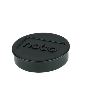 Mágneskorong 38mm Nobo fehértáblához, 10db,erős, fekete