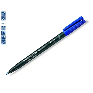 Alkoholos marker Staedtler Lumocolor 318 F OHP 0,6mm tűhegyű kék Írószerek STAEDTLER 318-3