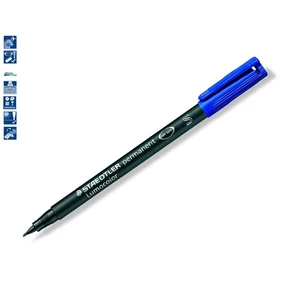 Alkoholos marker Staedtler Lumocolor 313 S OHP 0,4mm tűhegyű kék Írószerek STAEDTLER 313-3