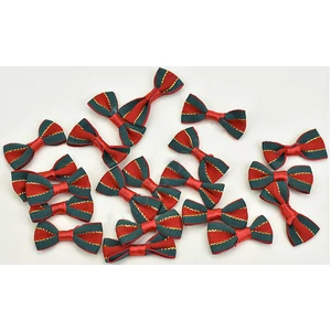 Masni textil karácsonyi piros-zöld arany (20db/csomag) [5998997713421]