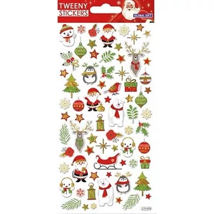 Matrica Christmas Tweeny Matrica - Karácsonyi motívumok 9*17,5cm