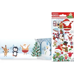 Matrica Christmas Tweeny Matrica - Mikulás, kisfiú felöltöztetős 9*17,5cm