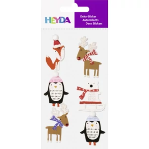 Matrica HEYDA Christmas Animals  6db-os  203780701