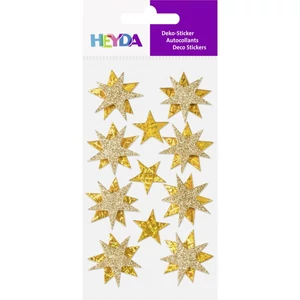Matrica HEYDA Csillagok arany  11db-os  203780704