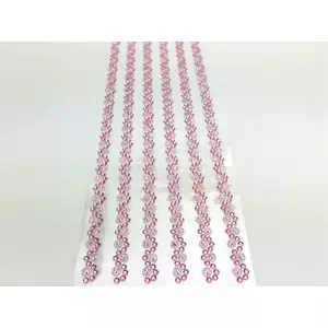 Matrica öntapadós flitterfűzér-rózsaszín