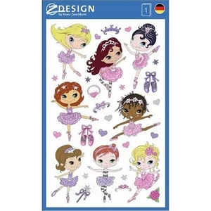 Matrica papír 1 ív 76x120 mm AVERY ZWECKFORM Z-Design No.53221" balerina
