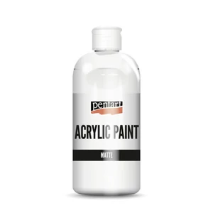 Matt akrilfesték 500 ml Pentart fehér