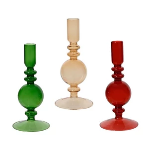 Mécsestartó 24' üveg, 3 féle 19cm sdkae