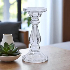 Mécsestartó 24' üveg 10cmx10cmx20cm sdkae