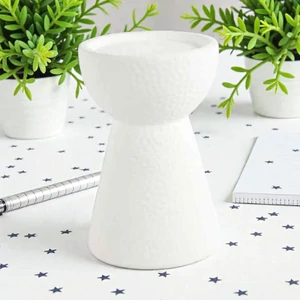 Gyertyatartó fehér mécsestartó Tealight rd Mikela M white 22cm DST53