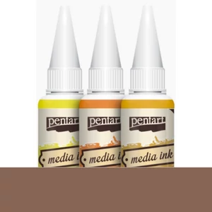 Média tinta 20ml barna