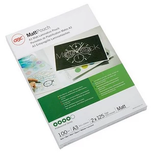 Meleglamináló fólia 125mikron A3 matt GBC