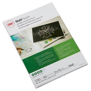 Meleglamináló fólia 75mikron A3 matt GBC
