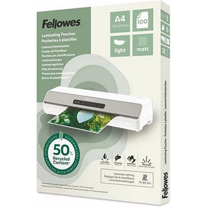 Meleglamináló fólia 80 mikron FELLOWES "Light A4 matt 100 db