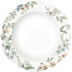 Tányér mély porcelán 23cm, Zen Garden White