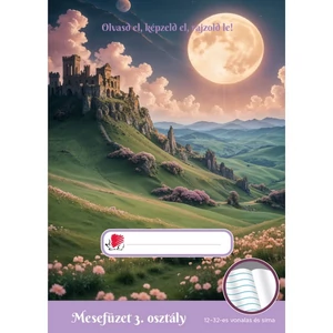 Mesefüzet III.osztályos Süni Lány 32 lap Ico Süni iskolaszezonos tanszerek
