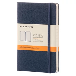 Moleskine Notesz kemény kék ZAFÍR KÉK P VONALAS MM710B20