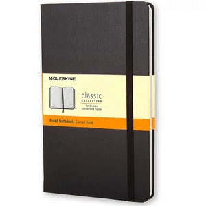 Moleskine Notesz fekete MM710 P vonalas kemény fedeles Notesz jegyzet