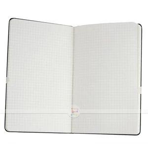 Moleskine Notesz fekete QP061F L kockás kemény fedeles Notesz jegyzet
