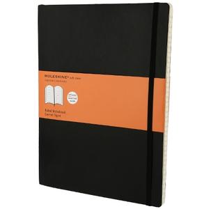 Moleskine Notesz puha fekete Fekete XL VONALAS QP621