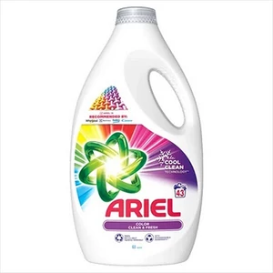 Mosógél aktív Ariel 2,15l /43/mosás színes ruhákhoz KHT