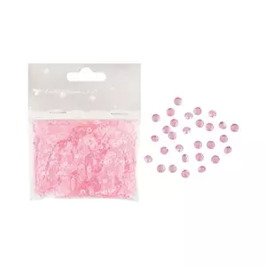 Kreatív dekor kövek rózsaszín, 3mm 20g