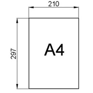 Műszaki rajzlap Pax Pax "Dipa" műszaki rajzkarton A/4 100 ív / csomag, 200 gr/m2