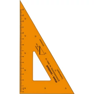 Műszaki vonalzó 35cm műanyag 60° S9660/35