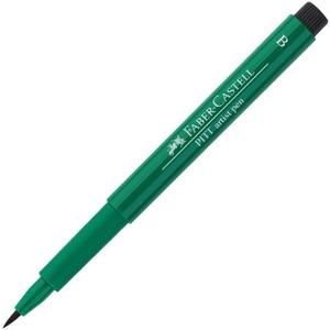 Faber-Castell művész filctoll Pitt tintás -B- fenyőzöld AG-Pitt 167478