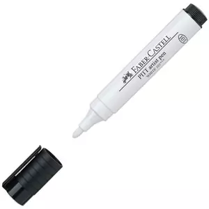 Faber-Castell művész filctoll Pitt Jumbo -B- fehér AG-Pitt 167601