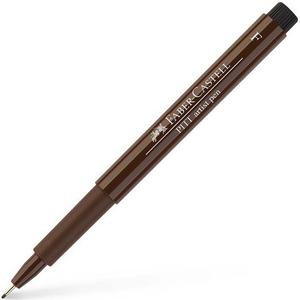 Faber-Castell művész filctoll Pitt tintás -F- világosbarna AG-Pitt 167275