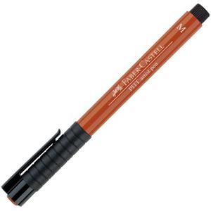 Faber-Castell művész filctoll Pitt tintás -M- metál barna AG-Pitt 167388