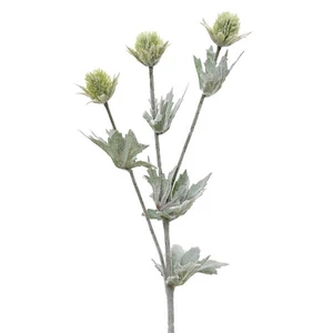 Selyemvirág - művirág 24' Iringó türkiz-fehér 13cmx12cmx67cm sdkae