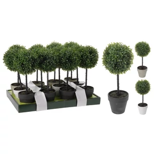 Selyemvirág - művirág buxus ' álló, kaspóban kpm