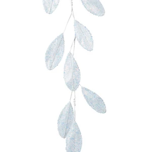 Selyemvirág - művirág girland2 fehér színjátszós 0.5cmx10cmx125cm sdkae
