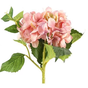 Selyemvirág - művirág hortenzi Hydrangea pink 46cm Holland SDDST