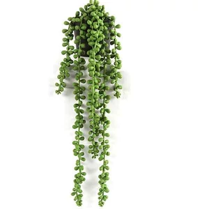 Selyemvirág - művirág borsóka Senecio Rowleyanus green 45cm gyöngyfűzér Holland SDDST53