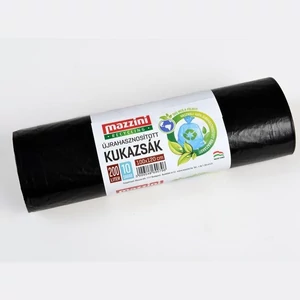 Nagykukazsák újrahasznosított 200 10db 100x120cm 30 µ MAZZINI fekete