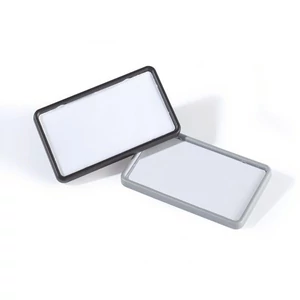 Névkitűző mágnesse 75x40mm DURABLE fekete 
